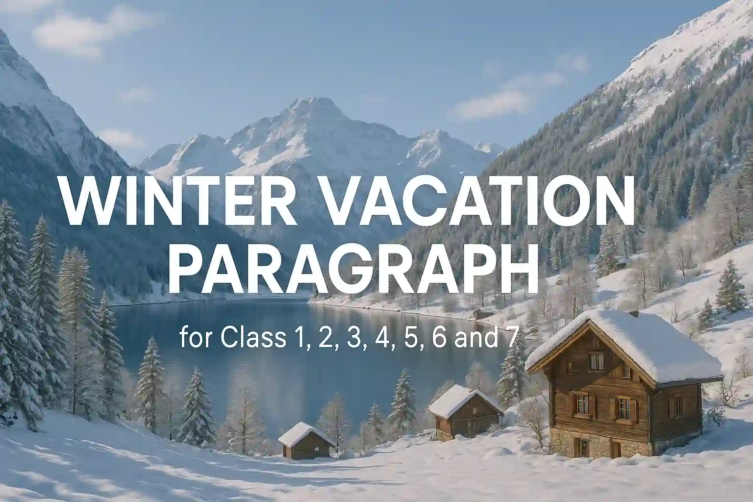 Winter Vacation Paragraph for Class 1, 2, 3, 4, 5, 6 and 7