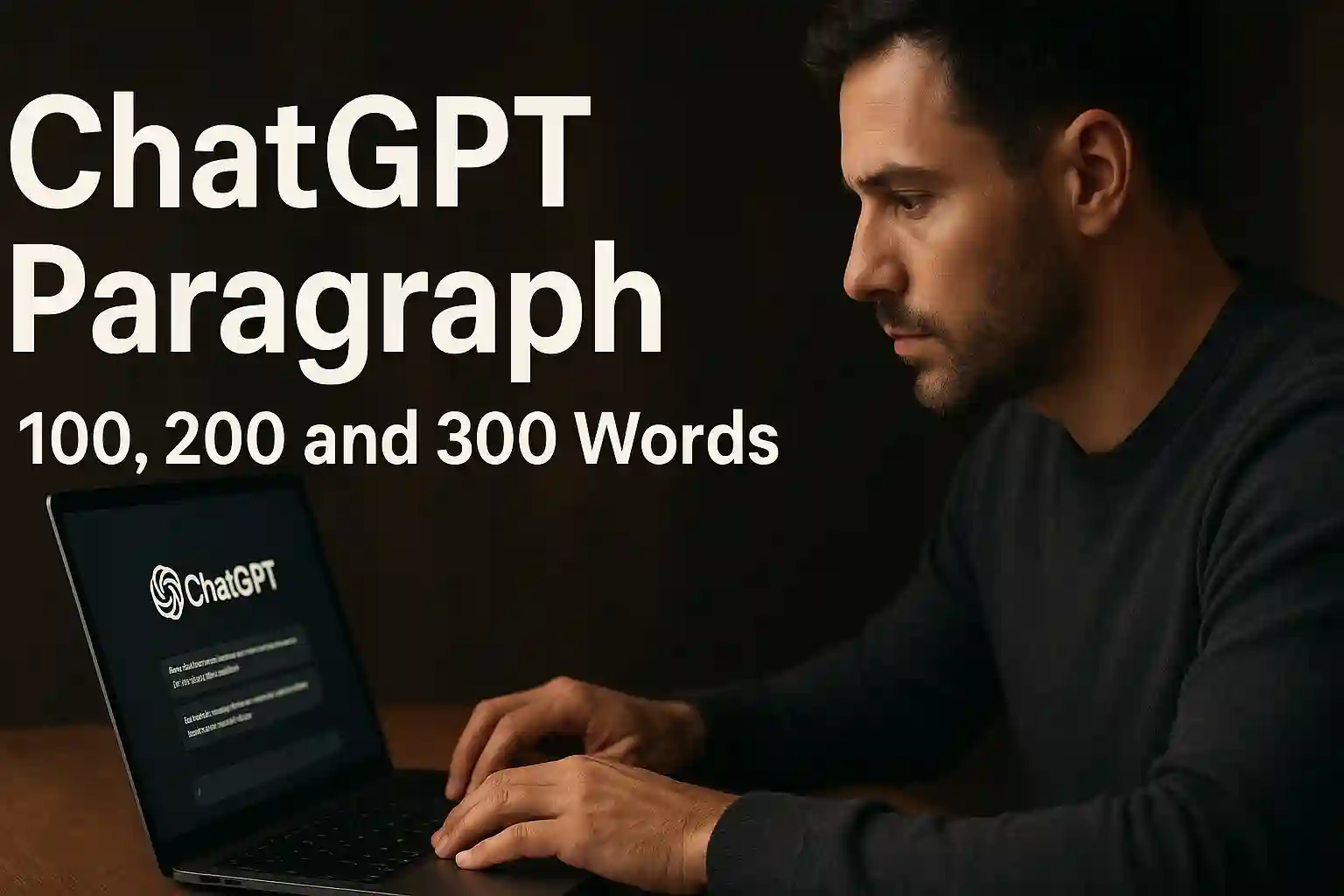 ChatGpt Paragraph in 100, 200 and 300 Words