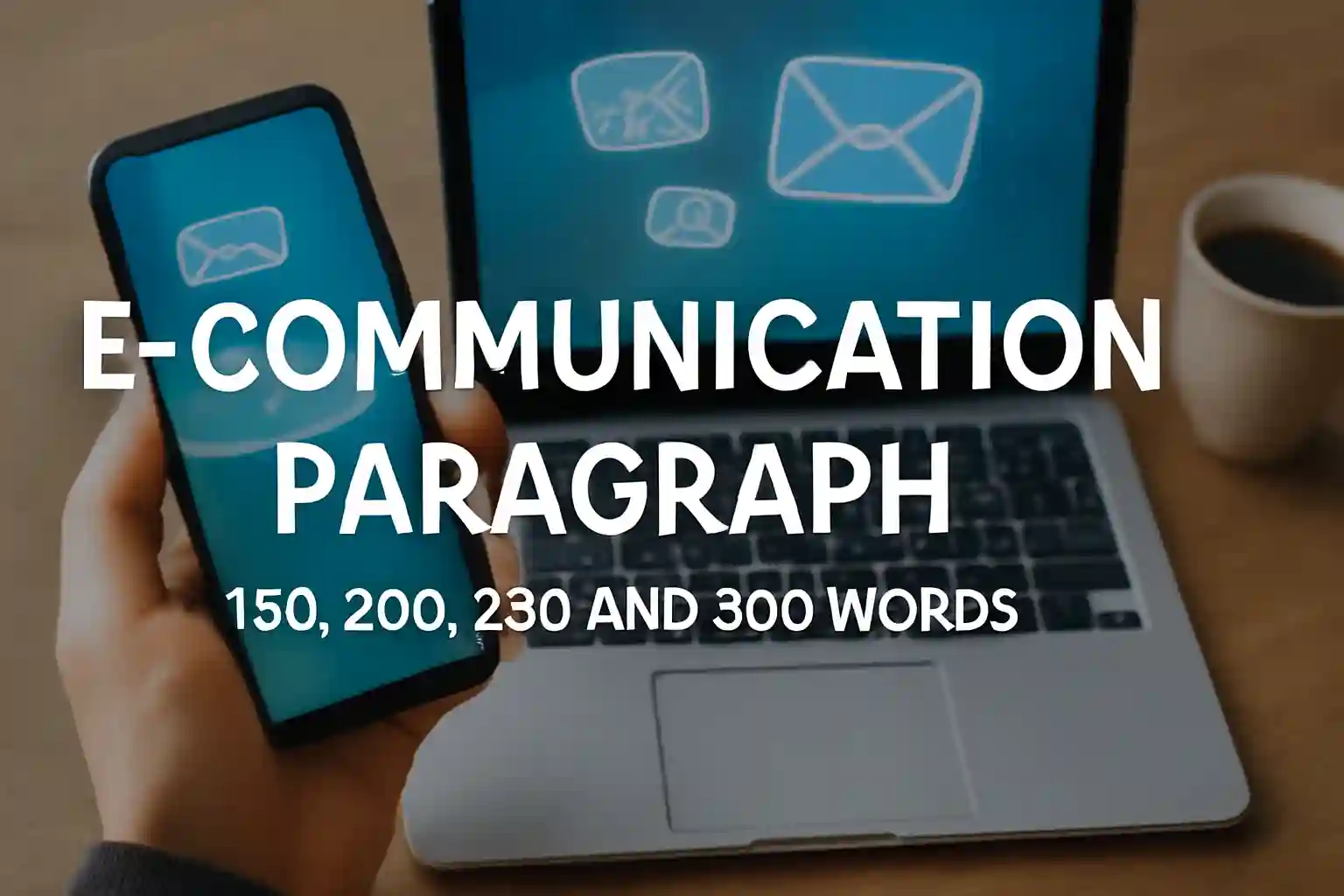 E Communication Paragraph in 150, 200, 250 and 300 Words